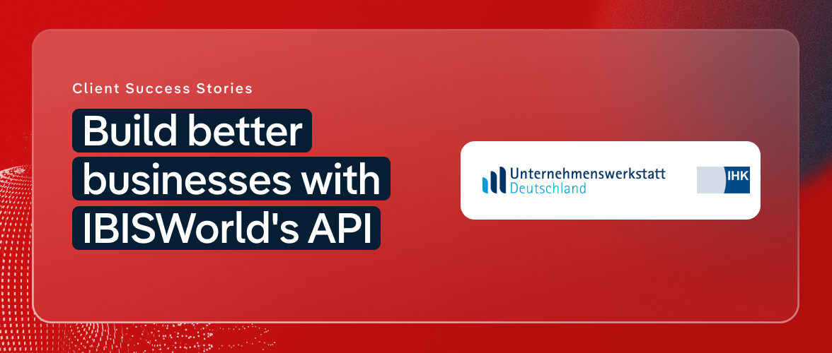 How UWD is helping founders build better businesses with IBISWorld's API
